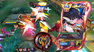 THE POWER OF WARAXE ON RUBY!!🔥BEST RUBY BUILD AND ROTATION 2025