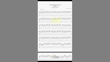 Moonlight Sonata (Another version) Acoustic Guitar Arrangement