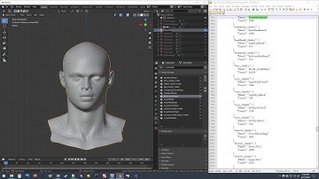 Blender: Mesh data transfer for headband, eyes, mouth