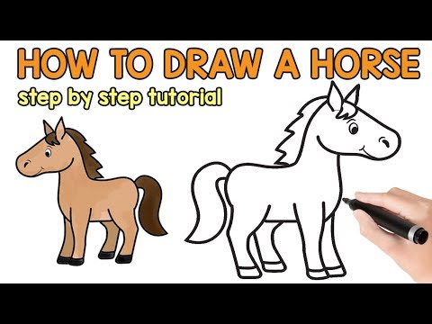 how-to-draw-a-horse---simple-drawing-tutorial