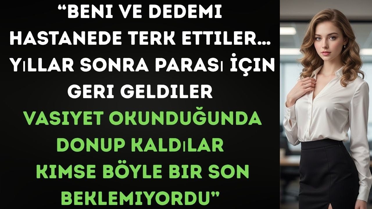 “Beni Hastanede Terk Ettiler… Yıllar Sonra Parası İçin Geri Geldiler Ama Geç Kaldılar”