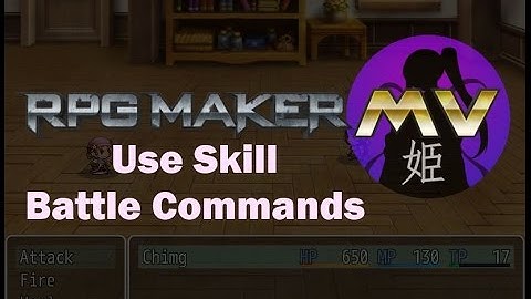 RPGMaker MV: Use Skill Battle Commands