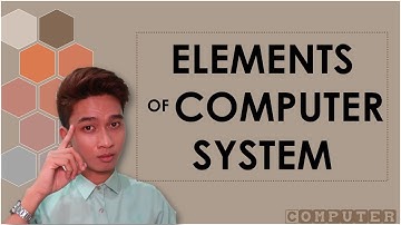 Elements of Computer System || Hardware || Software || Peopleware || Data