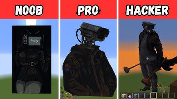 Skibidi Toilet ALL Characters Pixel Art Noob vs Pro vs HACKER #19