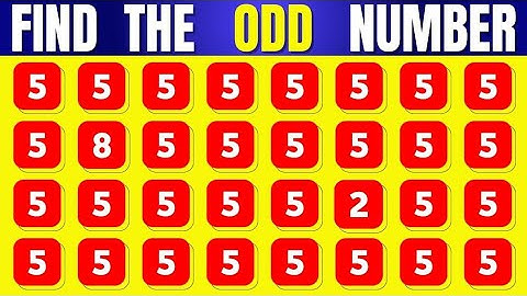 🔥🥵Can You FIND the ODD Number Fast? | 5 Second Quiz Challenge 🧠🔢  