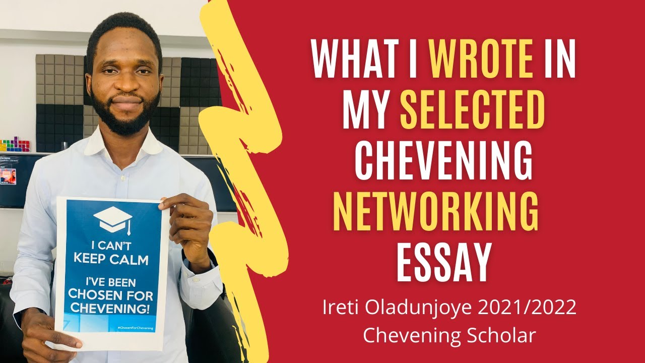 contoh essay networking chevening
