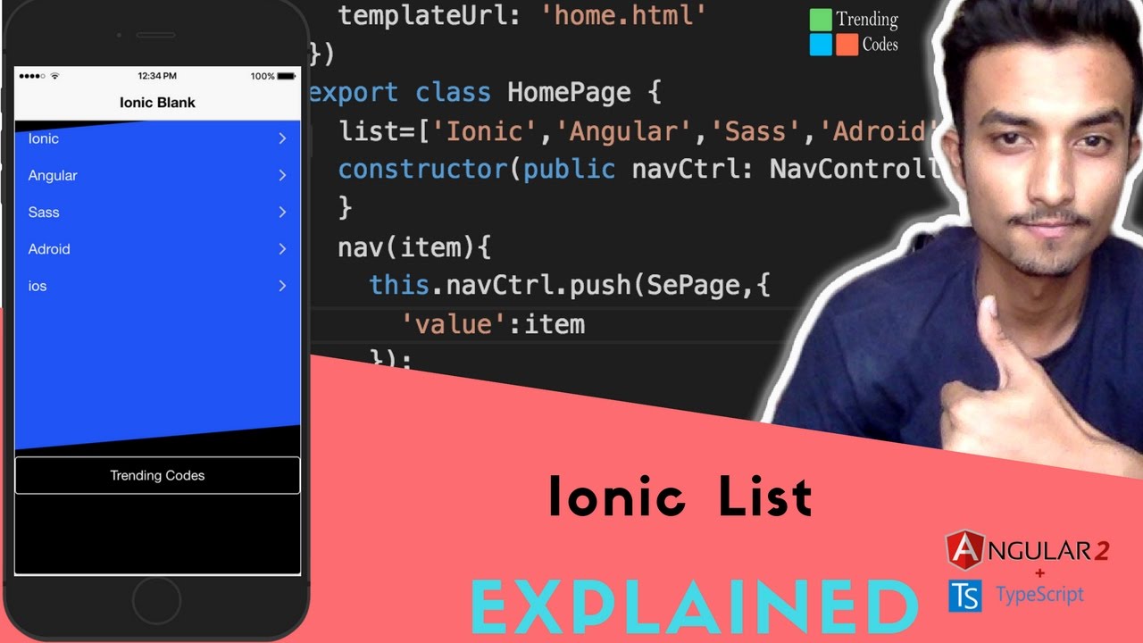 How to Design ionic 2 app Designing List #5 Its Easy - YouTube