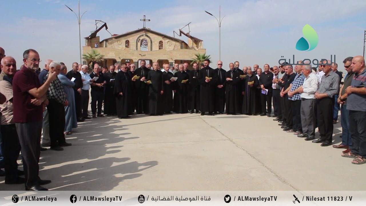 أهالي قضاء الحمدانية يشيّعون جثامين 7 من ذويهم الى مقبرة القيامة من بينهم والد العروس