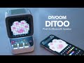 Divoom Ditoo Pixel Art Bluetooth Speaker Unboxing and Sound Test