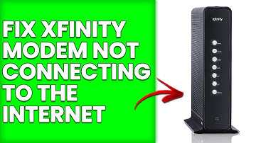 How To Fix Xfinity Modem Not Connecting To The Internet (In-depth Tutorial To Solve The Issue)