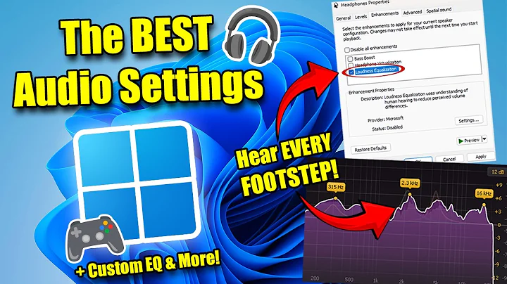 The BEST Windows Audio Settings for Gaming– Hear EVERY Footstep! (Warzone, CS2, Apex, PUBG & More!)