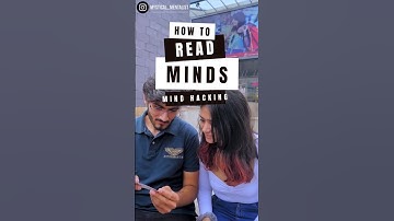 Mind Hacking | How To Read Minds | I predict what she was thinking. #shorts #shortsvideo #magic #fun