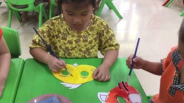 Lớp 5 tuổi A1 trường MN Song Khê vui tết trung thu