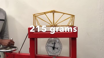 Structures 1- Spaghetti bridge assignment