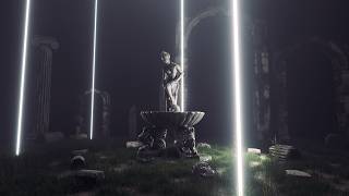 🏛️ Garden of Shadows | Roman Garden VJ Loop | 4K & Full HD | Atmospheric Visuals 🏛️