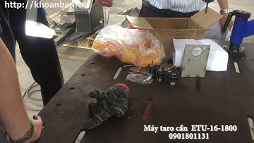 Cách sử dụng máy taro cần sử dụng điện Unifast ETU-16-1800