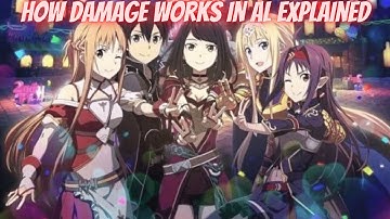 Sword Art Online Alicization Lycoris How Damage Works In This Game Explained