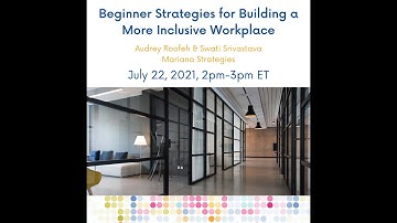 Beginner Strategies for Building a More Inclusive Workplace