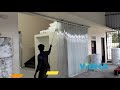 Sliding pvc strip door curtains plastic strip curtains chennai vibha systems