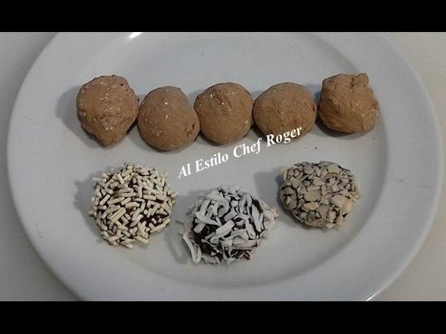 TRUFAS DE COCO, Receta #221, trufas de chocolate | Chef Roger Oficial