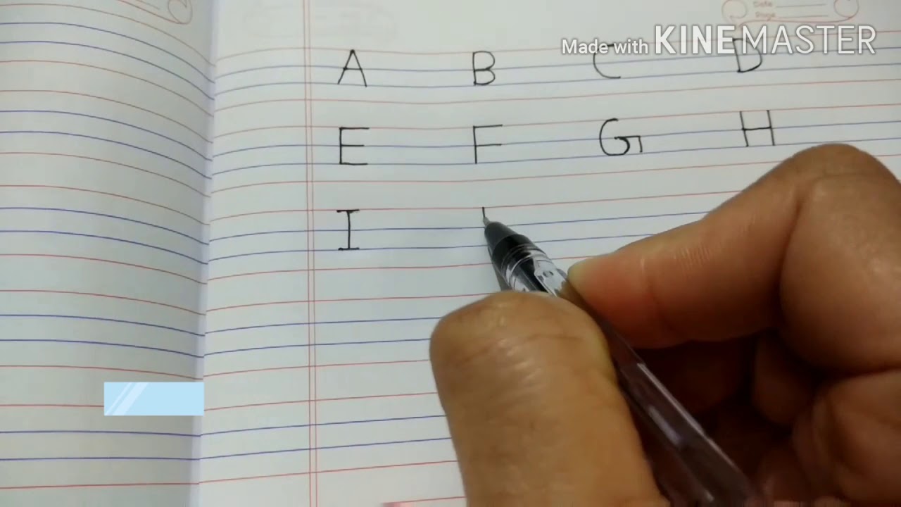Alphabets - Capital letters - YouTube