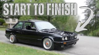 Building a S54 swapped E30 in 15 minutes