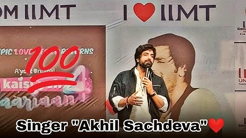 Super Entry of Singer "Akhil Sachdeva" at iimt group of college❤#shortvideo #iimtcollege#viral