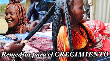 ¿Qué se ponen los africanos en el pelo para que crezca?