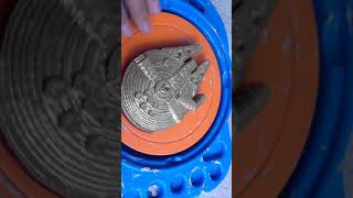 Millennium falcon printed on Eris seemecnc with mattercontrol 2 more stable