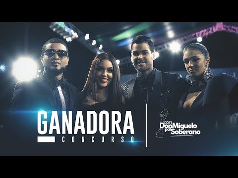 GANADORA!  Con Don Miguelo pal Soberano