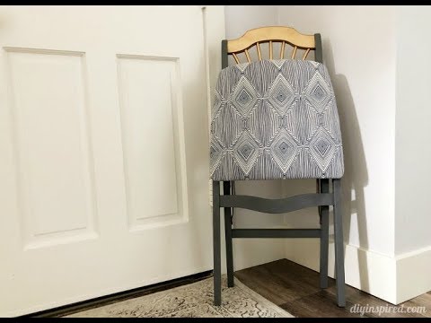 Diy Folding Chair Makeover Youtube