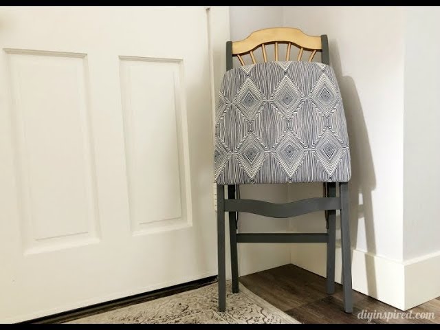 How To: Easy DIY Folding Chair Makeover - Curbly