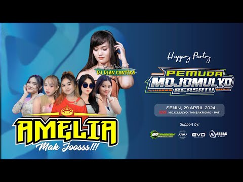 🔴 LIVE AMELIA MAK JOZZZ!!! HAPPY PARTY PEMUDA MOJOMULYO BERSATU - ABBAS AUDIO