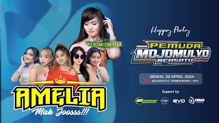 🔴 LIVE AMELIA MAK JOZZZ!!! HAPPY PARTY PEMUDA MOJOMULYO BERSATU - ABBAS AUDIO