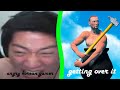 Angry korean gamer plays getting over it