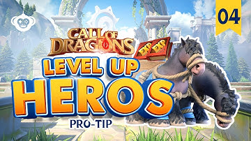 🐲🔥 Level Up Your Heroes in Call of Dragons with this Professional Trick 🎮💪