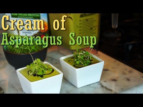 Cream Of Asparagus Soup Easy Organic Vegan Recipe-11-08-2015