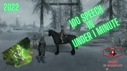 Ultimate Skyrim Guide: +100 Speech in 1 Minute!? - Episode XV