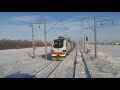 Встречный KZ8A 0028 на участке Нур-Султан - Кокшетау.