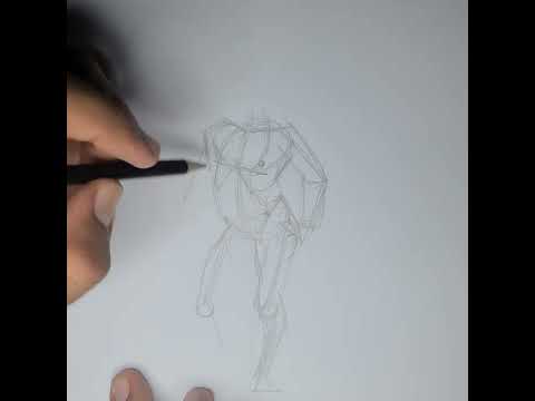 técnica del frijolito para dibujar cuerpos humanos