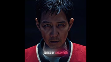 Gi-hun’s death stare ☠️🔥 | Squid Game Season 3 edit | Fragment (Super Slowed)