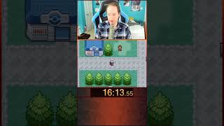 Pokemon FireRed Elite 4 Round 2 World Record Speedrun Commentary! Part 11 - Route 3 Part 1 #pokemon