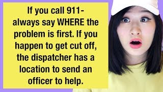 Tips That May Save Your Life One Day