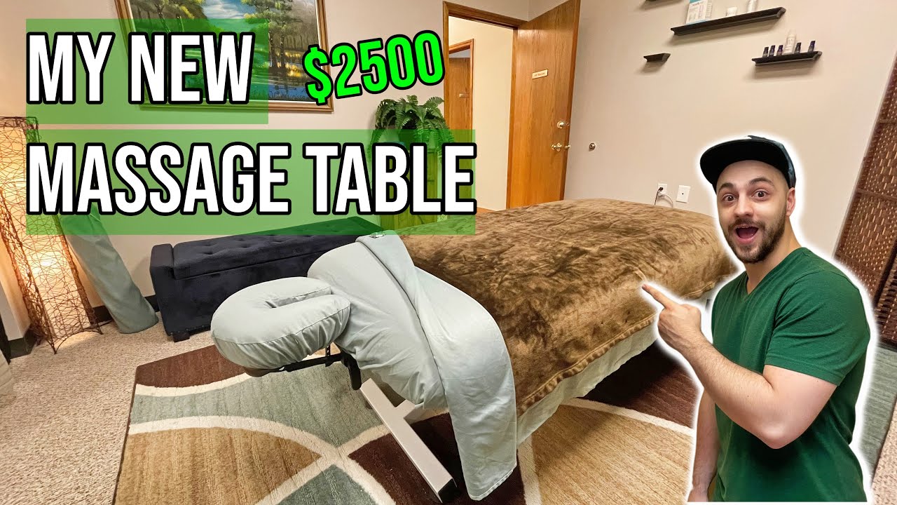 My New 2500 Hydraulic Massage Table! YouTube