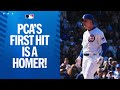 Pete Crow-Armstrong&#39;s first Major League hit is a HOMER!