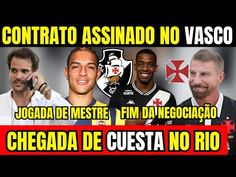 CONTRATO ASSINADO COM O VASCO! CHEGADA DE CARLOS CUESTA E CAMISA 10 NO RIO DE JANEIRO! ADMAR LOPES! CONTRATO ASSINADO COM O VASCO! CHEGADA DE CARLOS CUESTA E CAMISA 10 NO RIO DE JANEIRO! ADMAR LOPES! Thumbnail