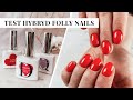 Manicure hybrydowy marką Folly Nails | Test krycia lakierów i trwałości manicure