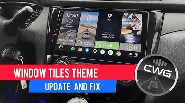 Window Tiles Theme: Update and Fix | Carwebguru Launcher