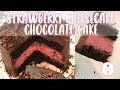 Strawberry Cheesecake Chocolate Cake