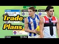 Round 8 trade plans  supercoach 2024